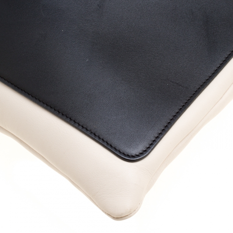 Pre Owned Celine Multicolor Leather Geometric Tote