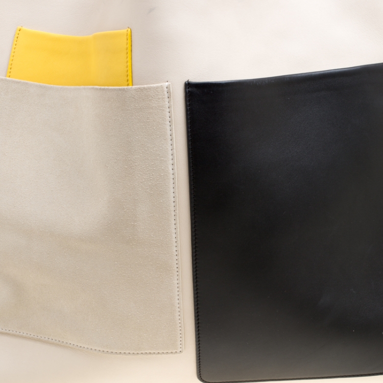 Pre Owned Celine Multicolor Leather Geometric Tote