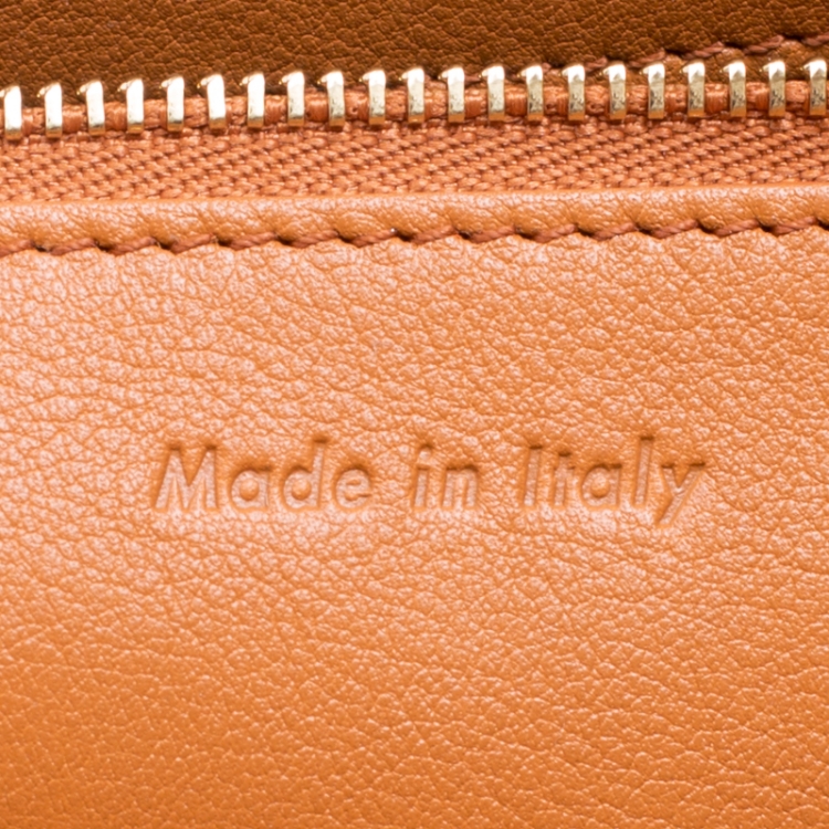 Pre Owned Celine Bicolor Leather Medium Belt Bag