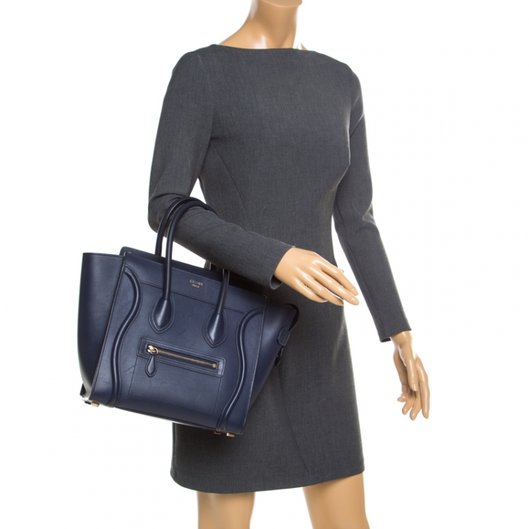 Celine nano luggage sale navy