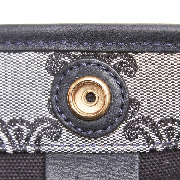 Pre Owned Celine Black Macadam Jacquard Tote Bag