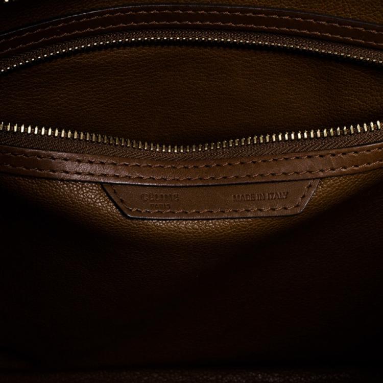 Pre Owned Celine Mini Luggage Tan Tote