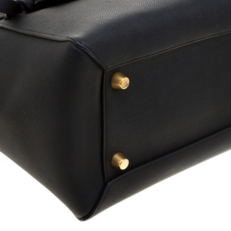 Pre Owned Celine Black Leather Micro Belt Bag
