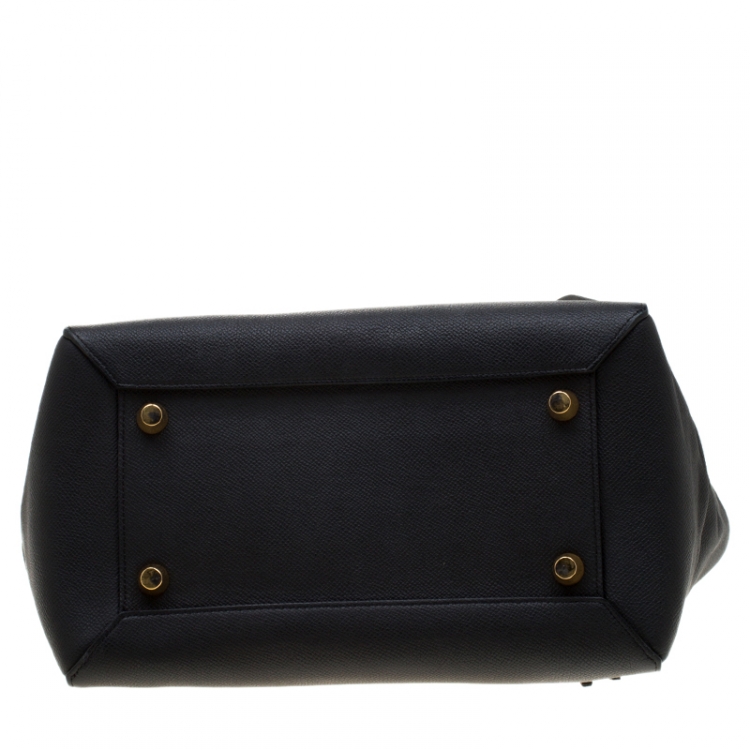 Pre Owned Celine Black Leather Micro Belt Bag