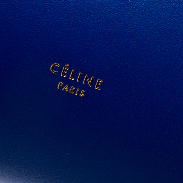 Pre Owned Celine Tri Color Leather Belt Bag