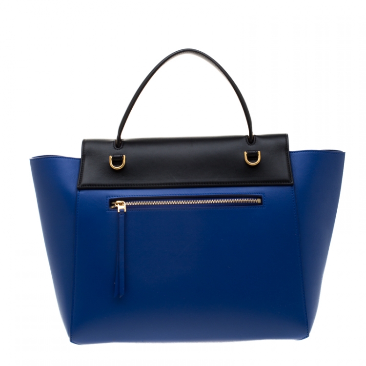 Pre Owned Celine Tri Color Leather Belt Bag