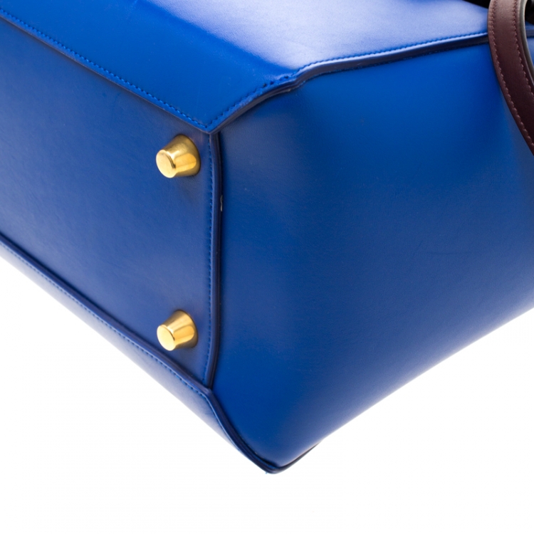 Pre Owned Celine Tri Color Leather Belt Bag