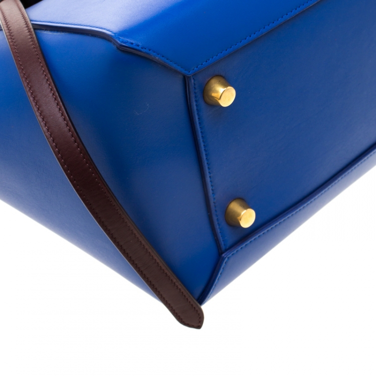 Pre Owned Celine Tri Color Leather Belt Bag