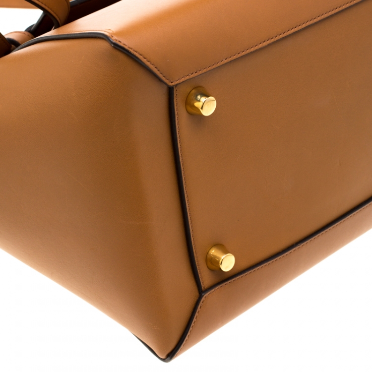 Pre Owned Celine Brown Leather Belt Bag 