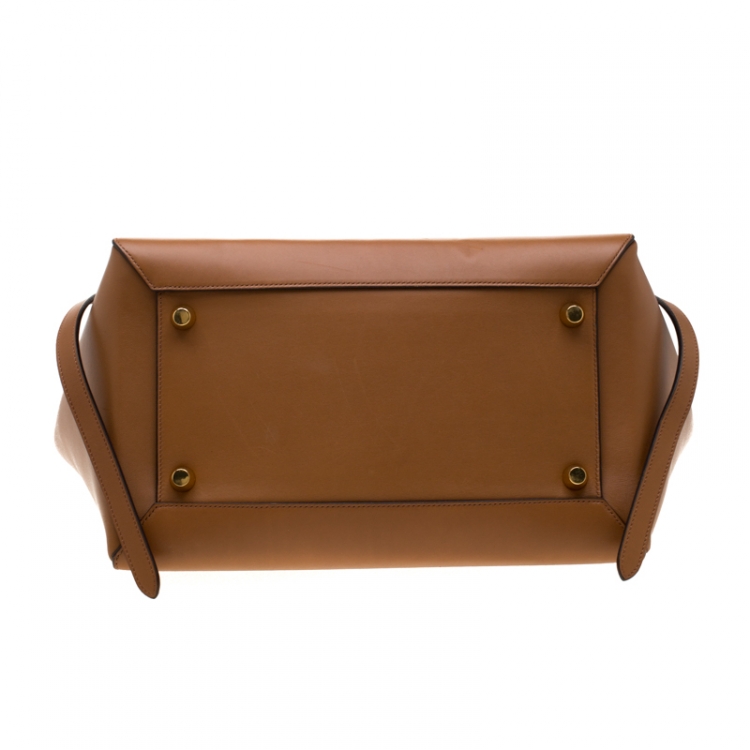 Pre Owned Celine Brown Leather Belt Bag 