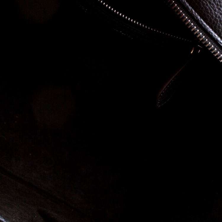 مملوكة مسبقًا Celine Black Leather Micro Luggage Tote