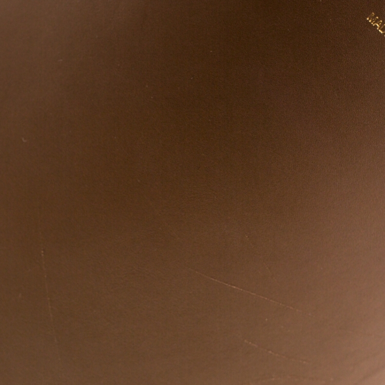 Pre Owned Celine Tri Color Leather Twisted Cabas Tote