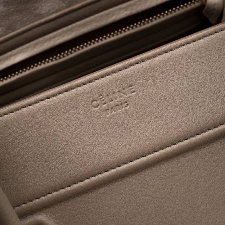 مملوكة مسبقًا Celine Beige Leather Medium Phantom Luggage Tote