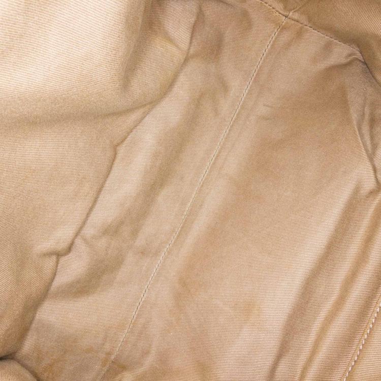 Pre Owned Celine Brown/Beige Macadam Canvas Tote Bag