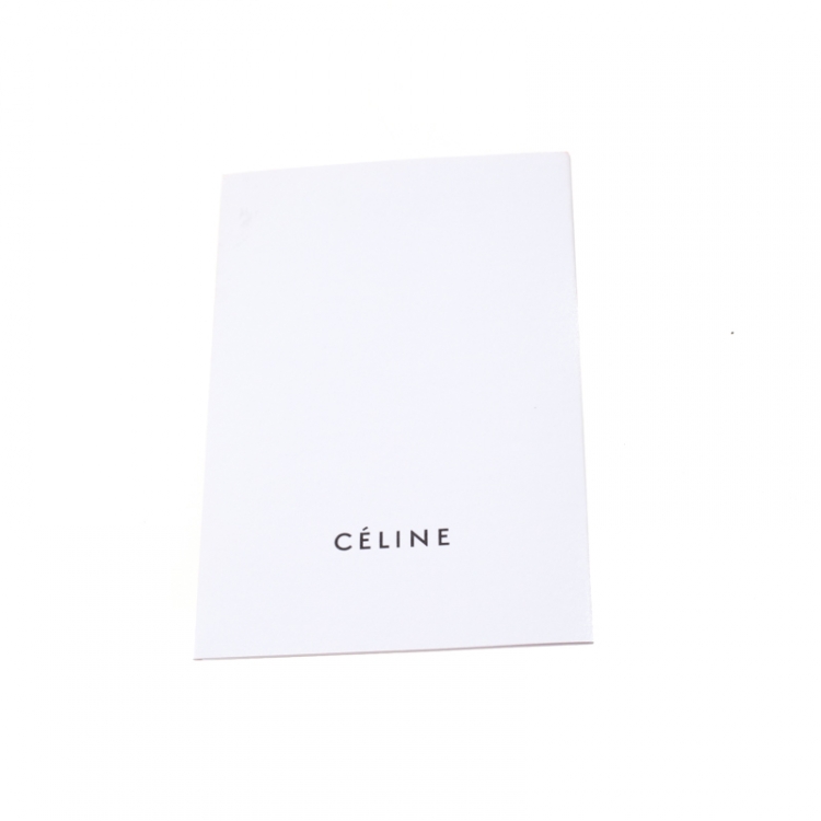 Pre Owned Celine Tricolor Leather and Suede Medium Trapeze Bag