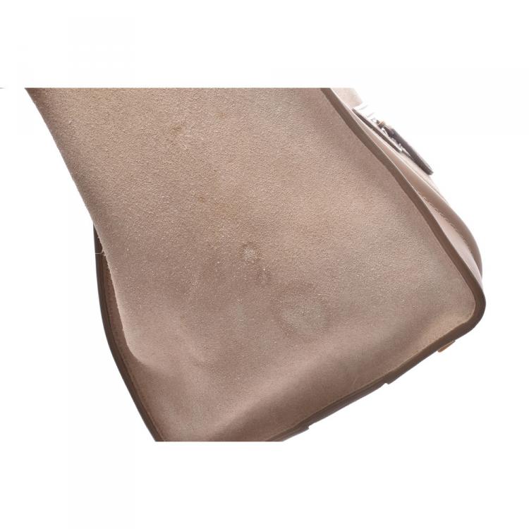 مملوكة مسبقًا Celine Pink Suede And Leather Mini Luggage Tote