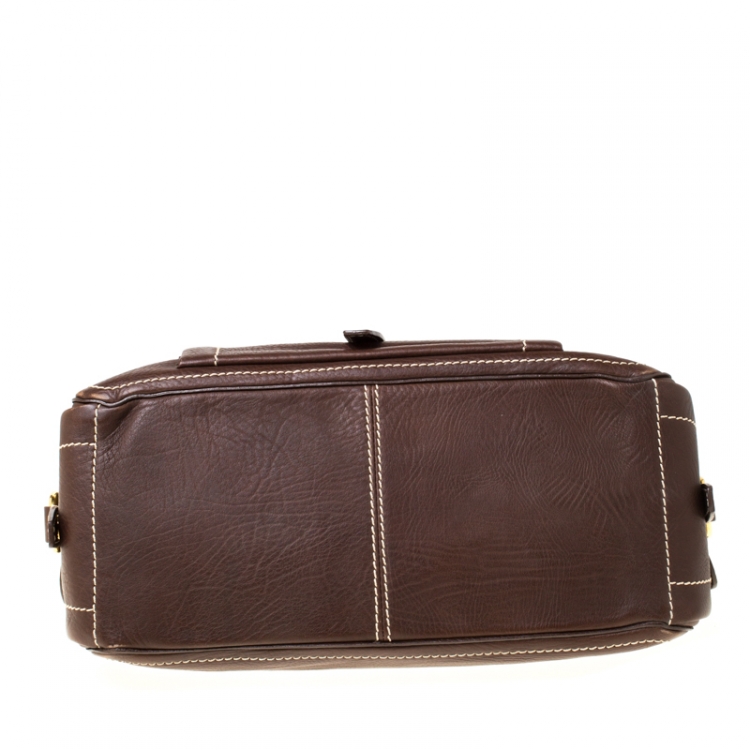 Pre Owned Celine Brown Leather Boogie Tote