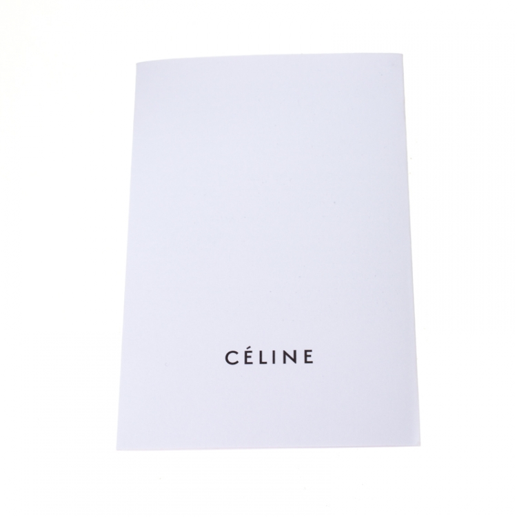 Pre Owned Celine Black Leather Mini Luggage Tote