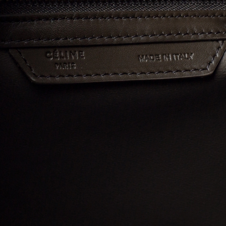 مملوكة مسبقًا Celine Tri Color Leather Micro Luggage Tote