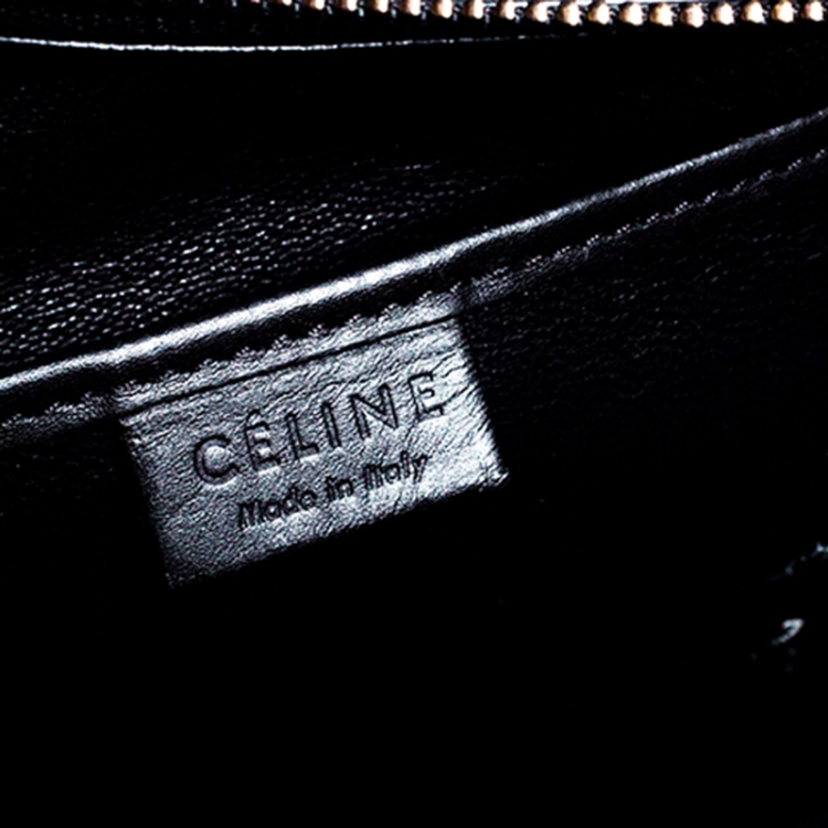Pre Owned Celine Tricolor Leather Nano Luggage Tote