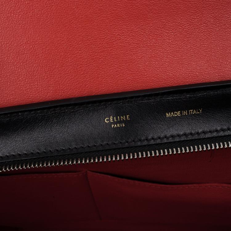 Pre Owned Celine Tricolor Medium Pony Hair Trapeze Bag