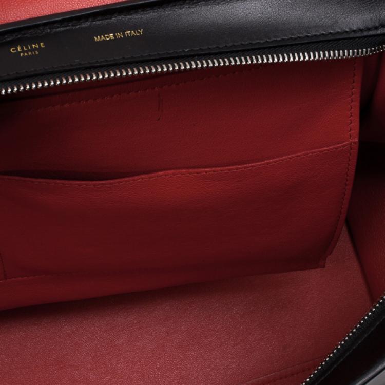 Pre Owned Celine Tricolor Medium Pony Hair Trapeze Bag