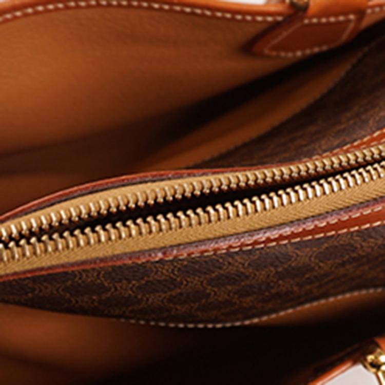 Pre Owned Celine Brown Macadam PVC Satchel