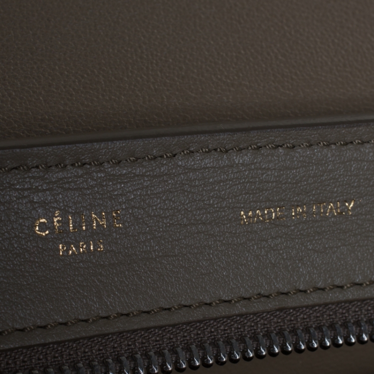 مملوكة مسبقًا Celine Tri Color Leather and Suede Medium Trapeze Bag
