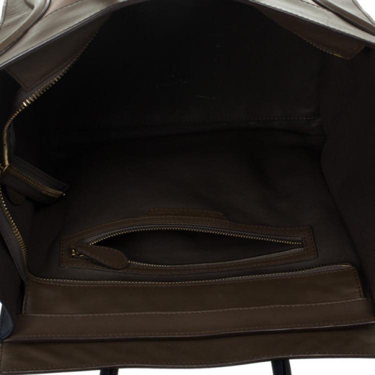 Pre Owned Celine Tri-Color Mini Luggage Tote