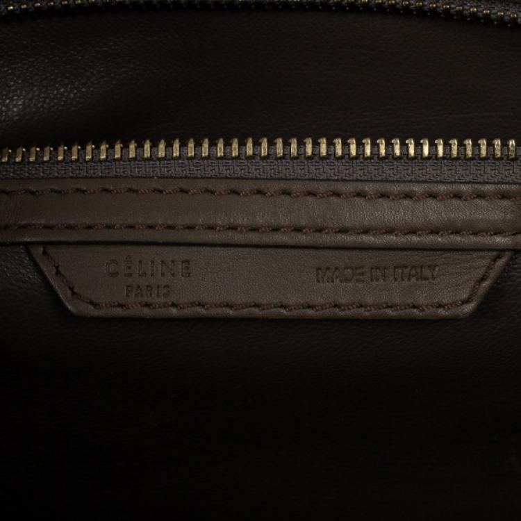 Pre Owned Celine Tri-Color Mini Luggage Tote