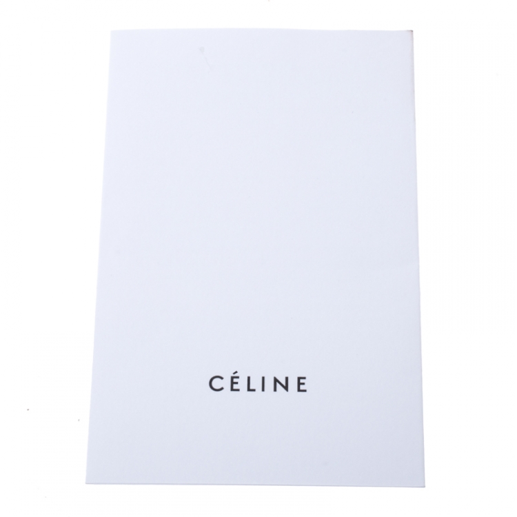 Pre Owned Celine Black Leather Mini Luggage Tote