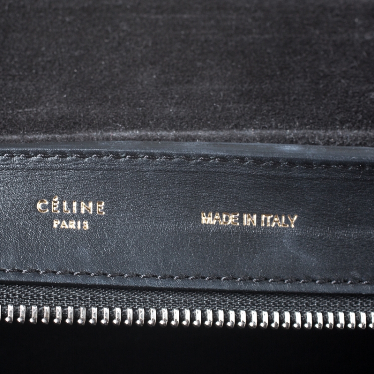 مملوكة مسبقًا Celine Tricolor Leather Medium Trapeze Bag