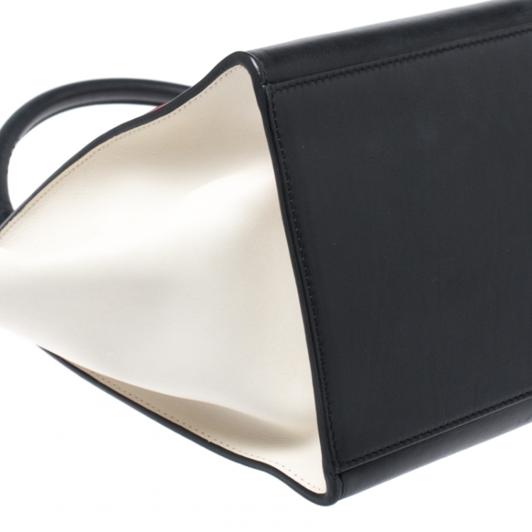 مملوكة مسبقًا Celine Tricolor Leather Medium Trapeze Bag