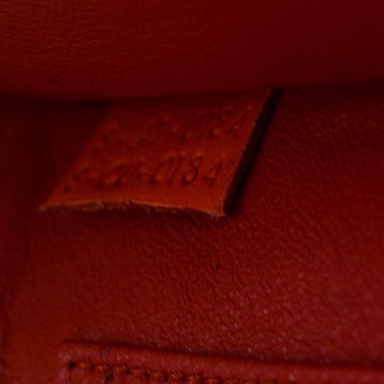 مملوكة مسبقًا Celine Orange Leather Nano Luggage Tote