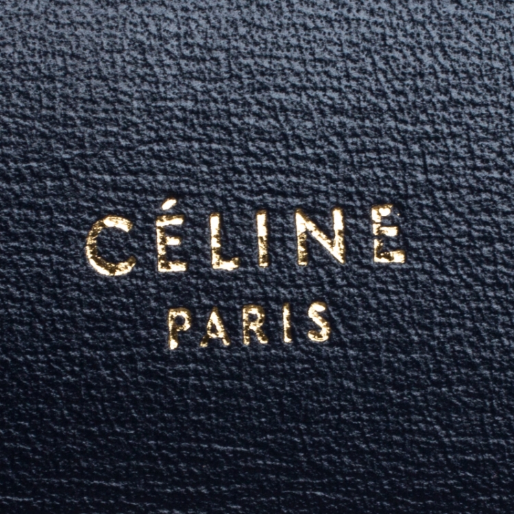 Pre Owned Celine Multicolor Leather and python Pocket Envelope Shoulder Bag