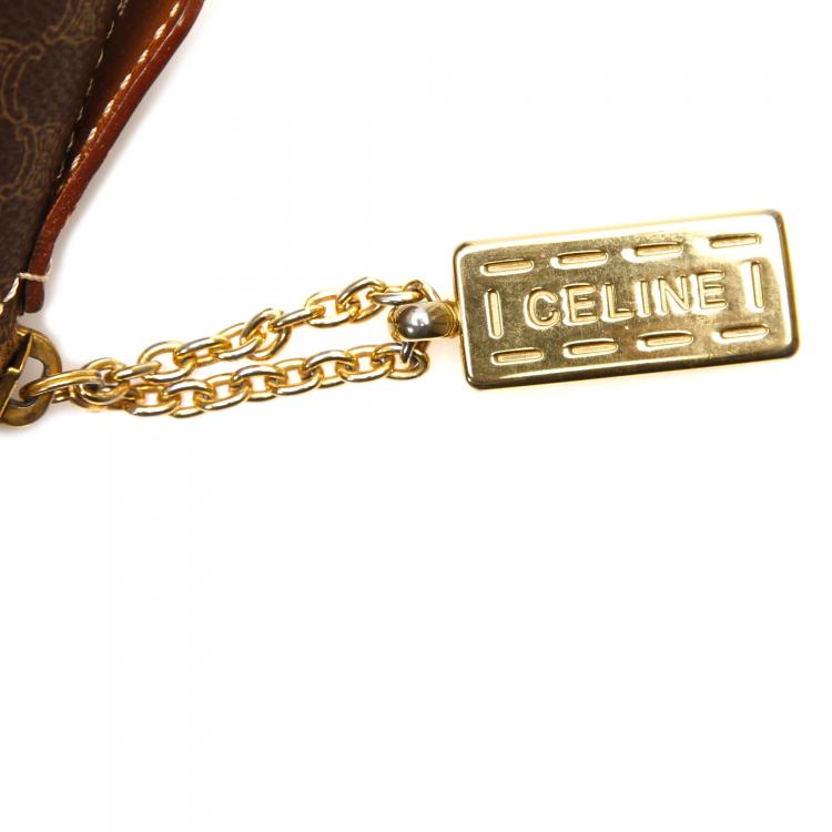 Pre Owned Celine Brown Macadam PVC Satchel