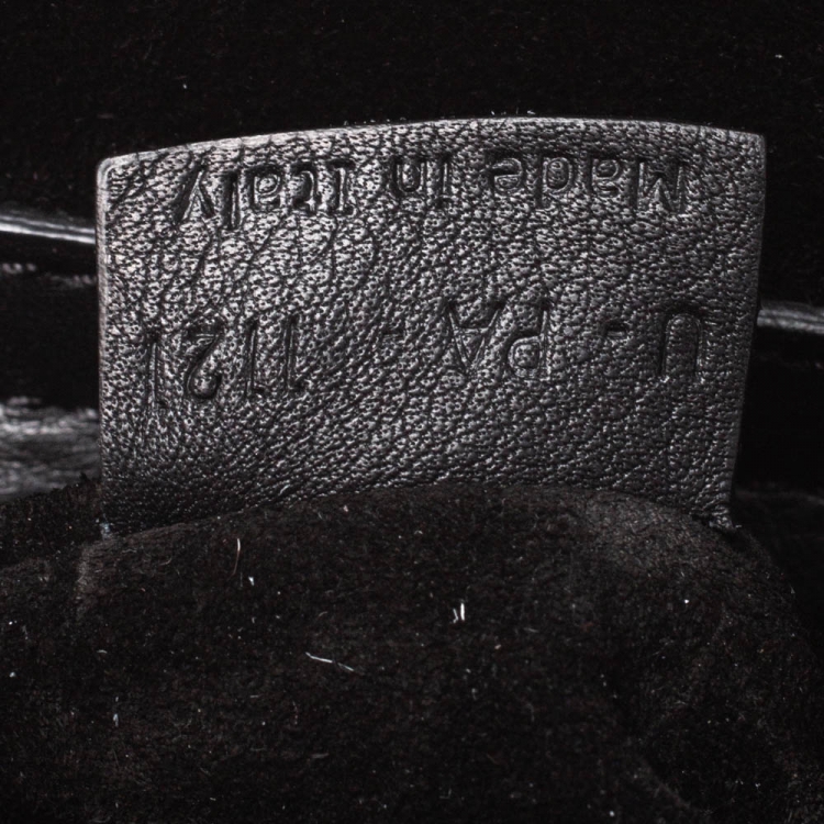 Pre Owned Celine Black Leather Large Phantom Luggage Tote