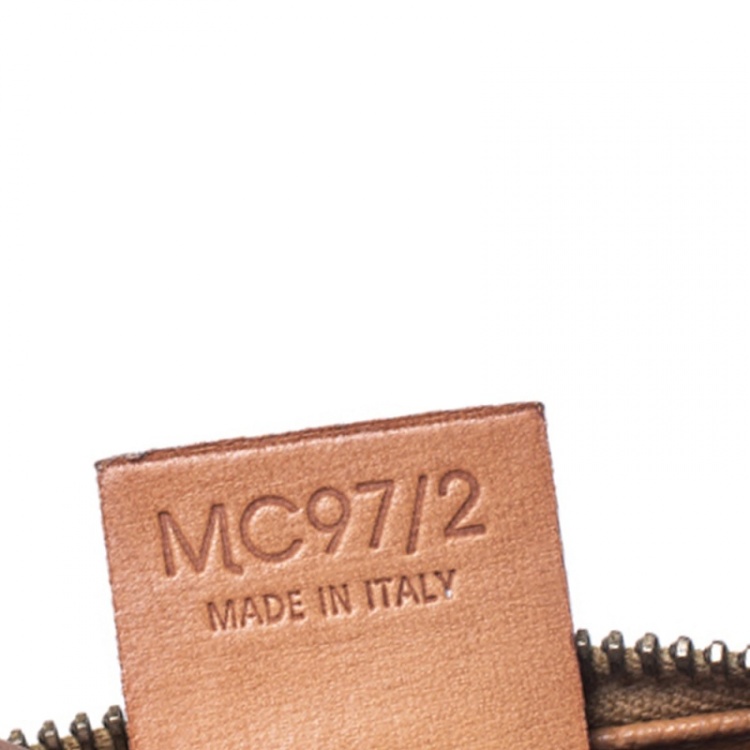 Pre Owned Celine Brown Macadam Coated Canvas and Leather Satchel