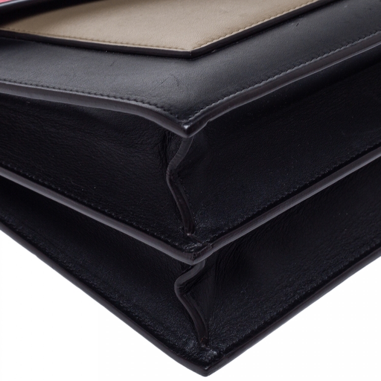 Pre Owned Celine Multicolor Leather Pocket Envelope Shoulder Bag