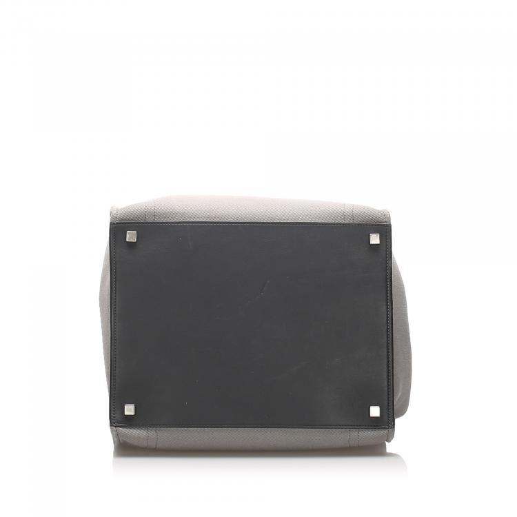 مملوكة مسبقًا Celine Grey Canvas Luggage Phantom Tote Bag