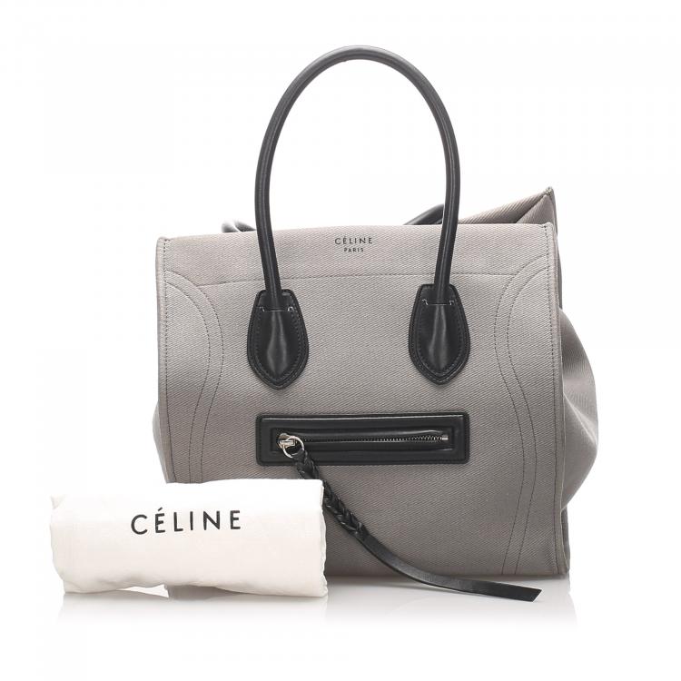 celine fabric tote bag