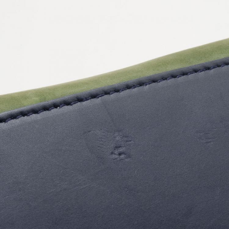 Pre Owned Celine Suede Tricolor Mini Luggage Bag 