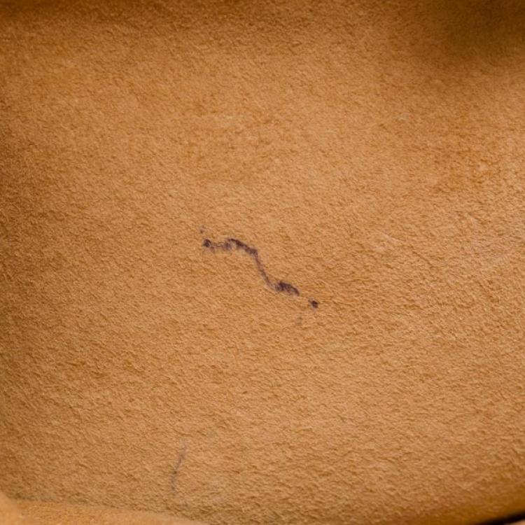 Pre Owned Celine Tan Leather Shoulder Bag