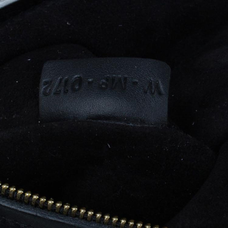 Pre Owned Celine Two Tone Leather Trapeze Bag