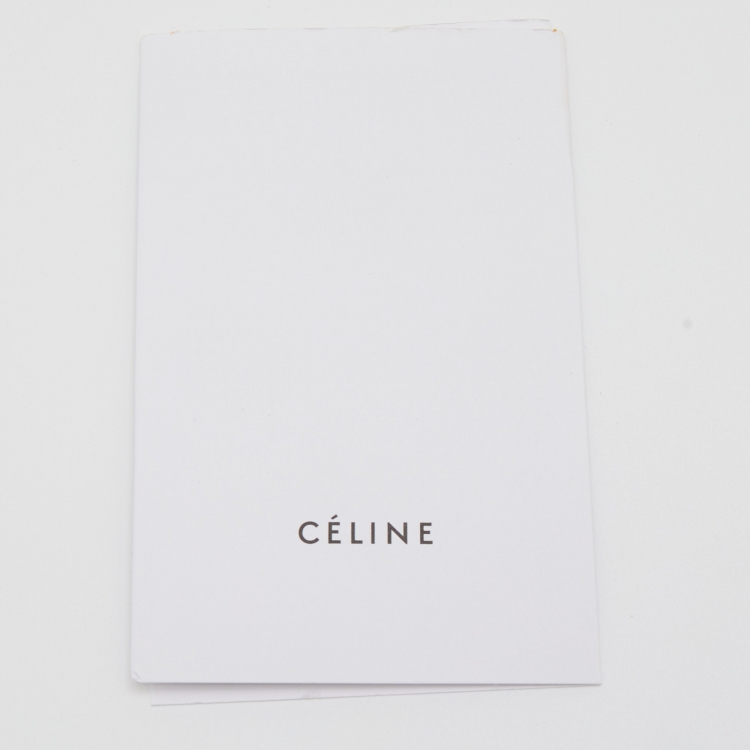 Pre Owned Celine Off White Leather Medium Phantom Luggage Tote