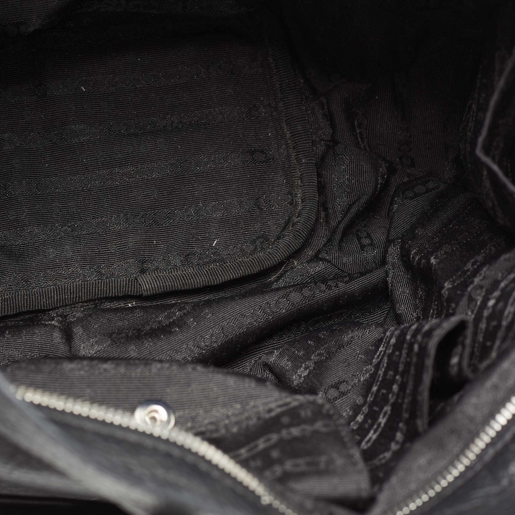 Pre Owned Celine Black Leather Satchel