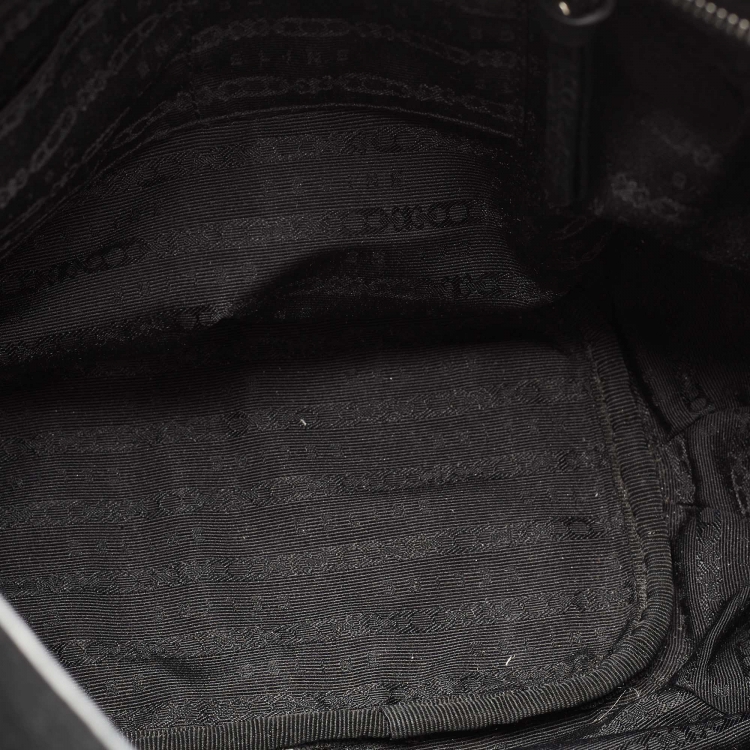 Pre Owned Celine Black Leather Satchel