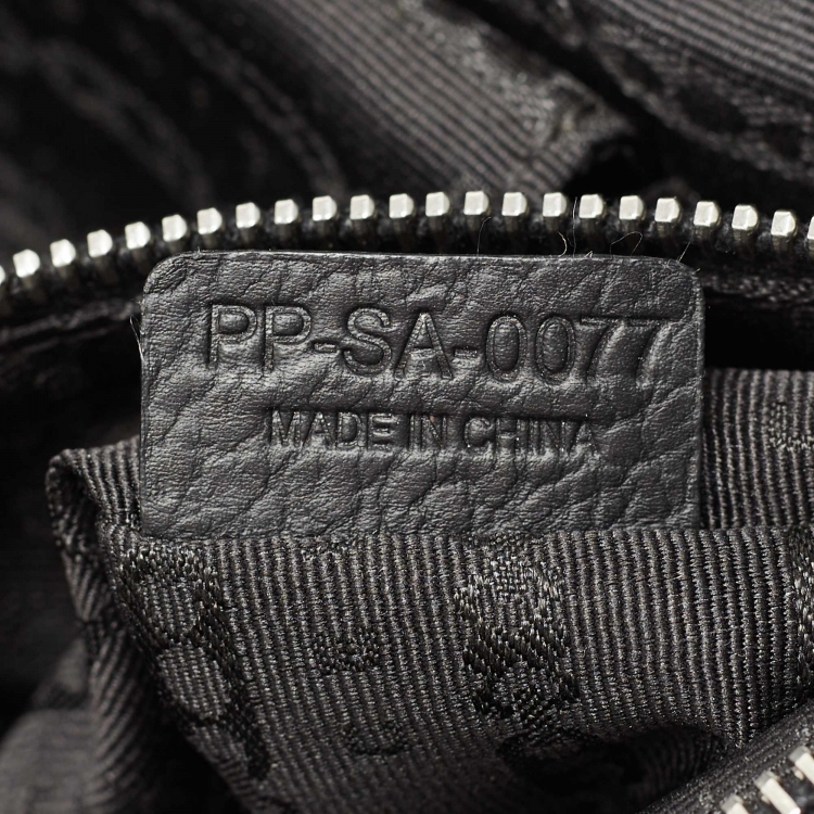 Pre Owned Celine Black Leather Satchel