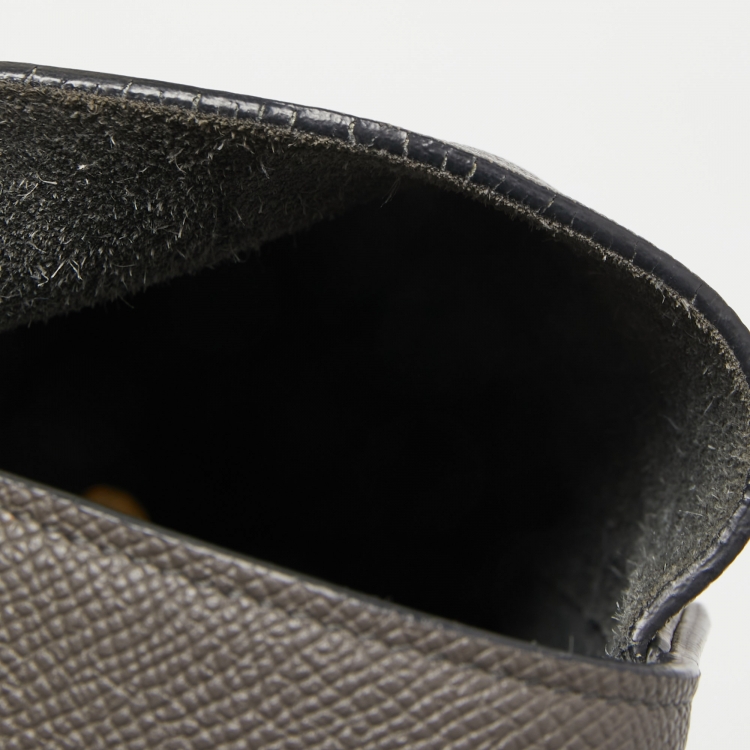 Pre Owned Celine Grey Leather Mini Belt Top Handle Bag