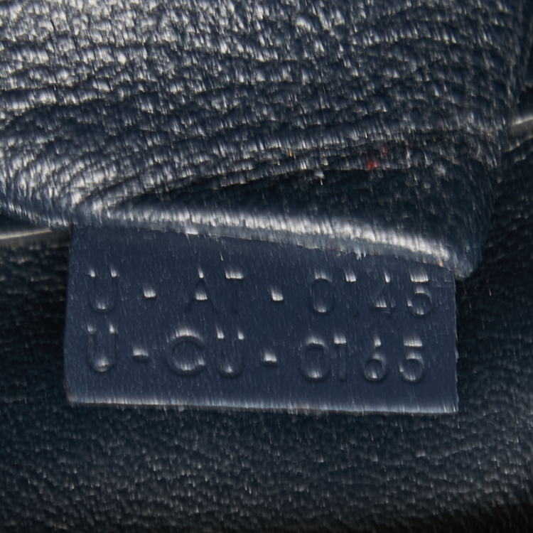 Pre Owned Celine Tri Color Leather Micro Luggage Tote